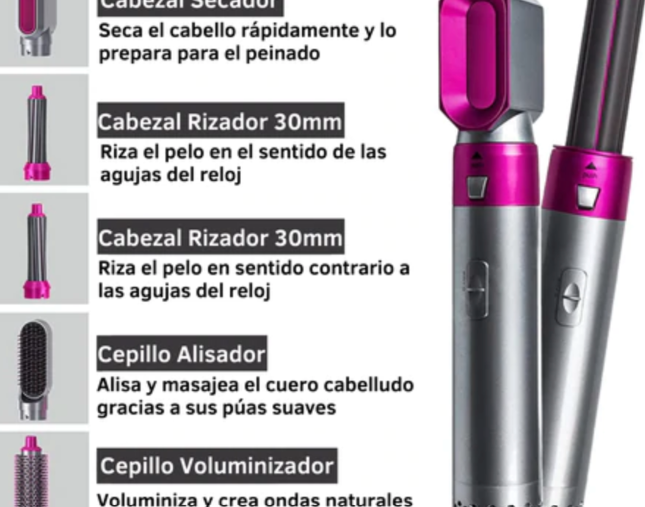 Cepillo secador 5 en 1