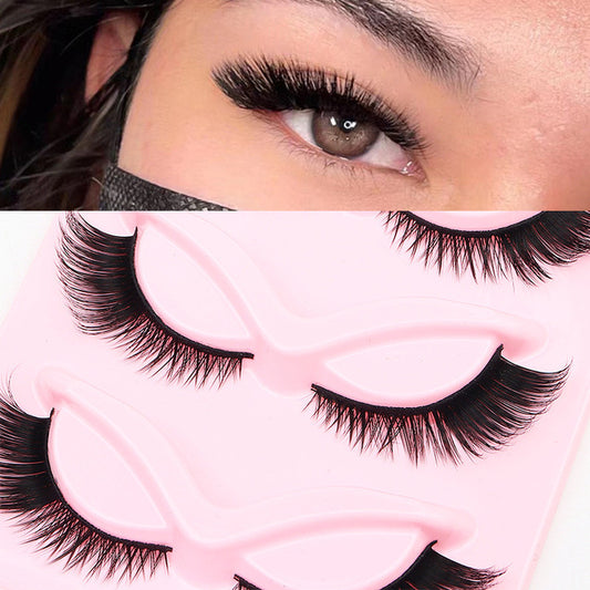 Volume & Grace: 20 Pairs Fluffy Cat Eye Lashes Multipack
